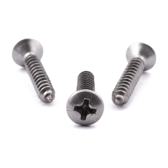 Raised countersunk self-tapping screw with Phillips drive, DIN 7983-C, stainless steel