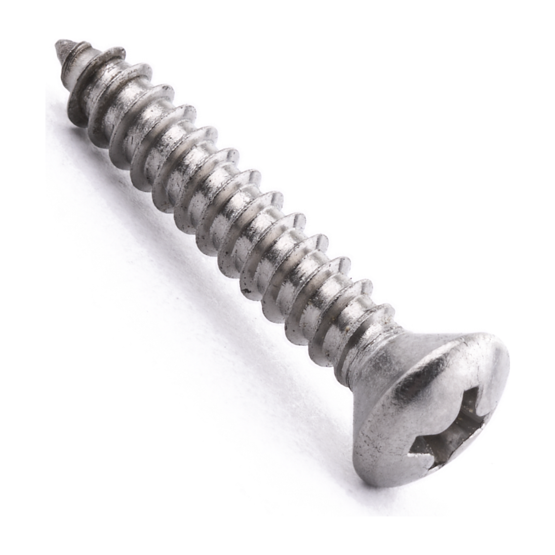 Raised countersunk self-tapping screw with Phillips drive, DIN 7983-C, stainless steel
