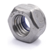 Nyloc insert lock nut, DIN 985, stainless steel