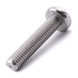 Pan head machine screw with Phillips drive, stainless steel