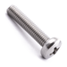 Pan head machine screw with Phillips drive, stainless steel