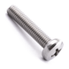 Pan head machine screw with Phillips drive, stainless steel