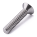 Countersunk screw with hex socket drive, stainless steel