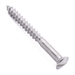 Raised countersunk woodscrew with slotted drive, DIN 95, A2 (304) stainless steel