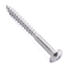 Round head woodscrew with Pozi drive, DIN 7996, A2 (304) stainless steel
