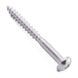 Round head woodscrew with Pozi drive, DIN 7996, A2 (304) stainless steel