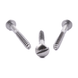 Round head woodscrew with slotted drive, DIN 96, stainless steel