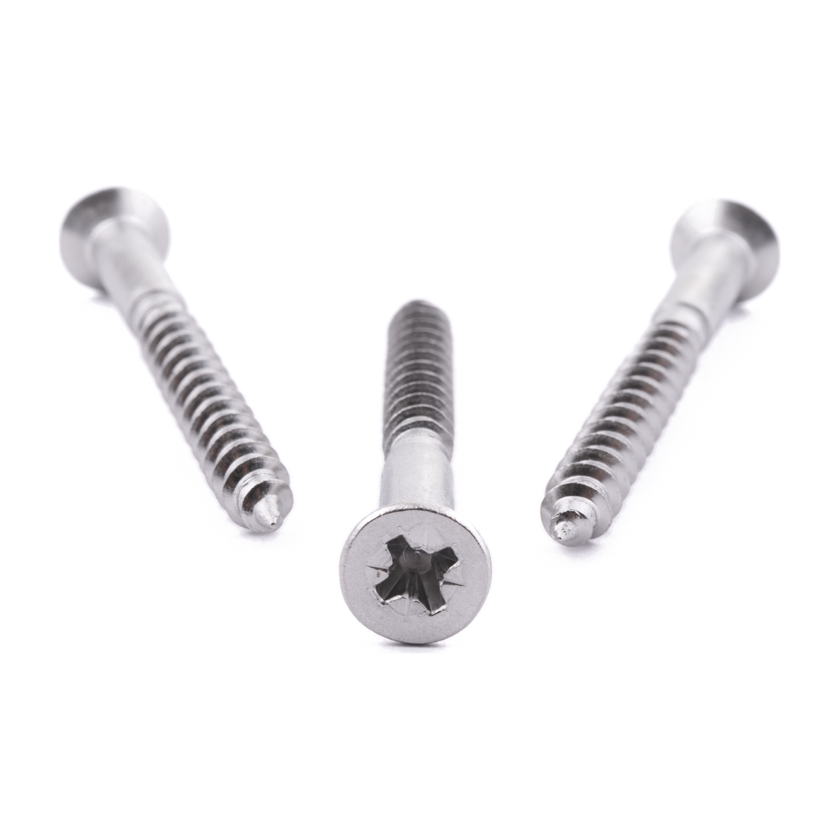 Countersunk woodscrew with Pozi drive, DIN 7997, stainless steel