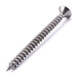 Countersunk chipboard screw with Pozi drive, stainless steel
