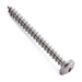 Pan head chipboard screw with Pozi drive, stainless steel