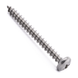 Pan head chipboard screw with Pozi drive, stainless steel