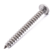 Pan head chipboard screw with Pozi drive, stainless steel