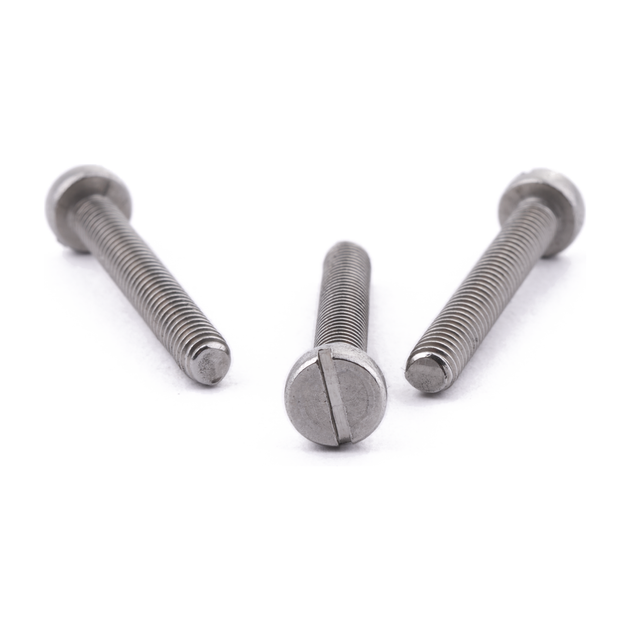 4BA X 1" Slot Cheese Head A2 Stainless Steel