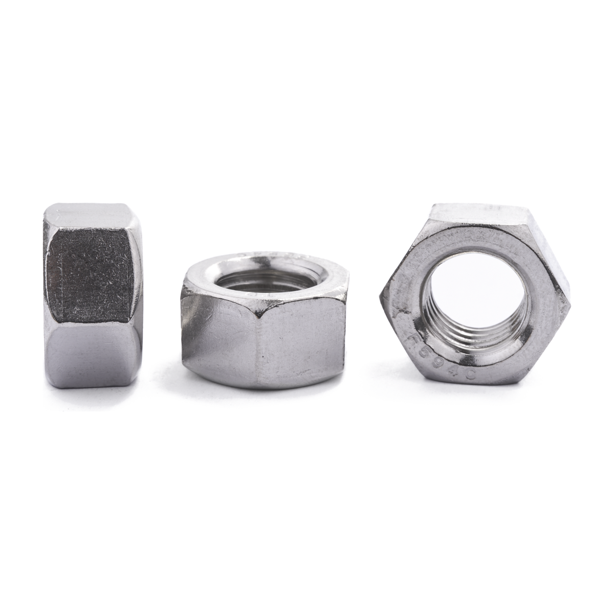 1/2" UNC Hex Full Nut A2 Stainless Steel