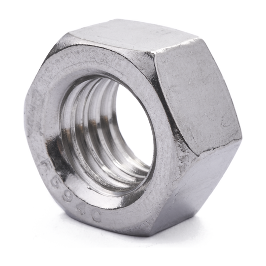 1/2" UNC Hex Full Nut A2 Stainless Steel