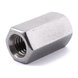 Hex rod connector nut, DIN 6334, stainless steel