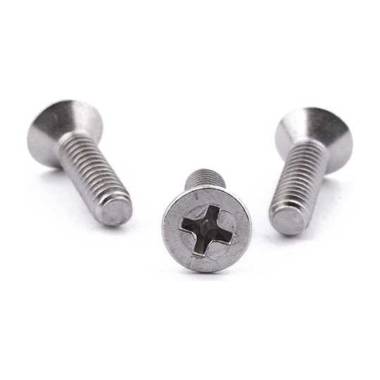 8-32 UNC X 5/8" Phillips Csk A2 Stainless Steel