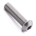 Button head screw with hex socket drive, B18.3, A2 (304) stainless steel