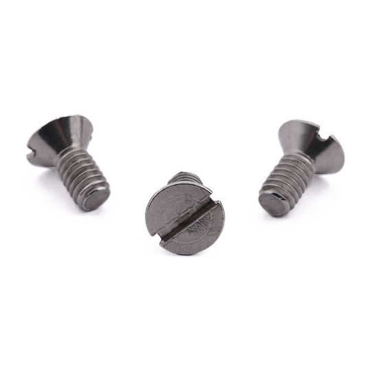 8-32 UNC X 3/8" Csk Slot Screw A2 Stainless Steel