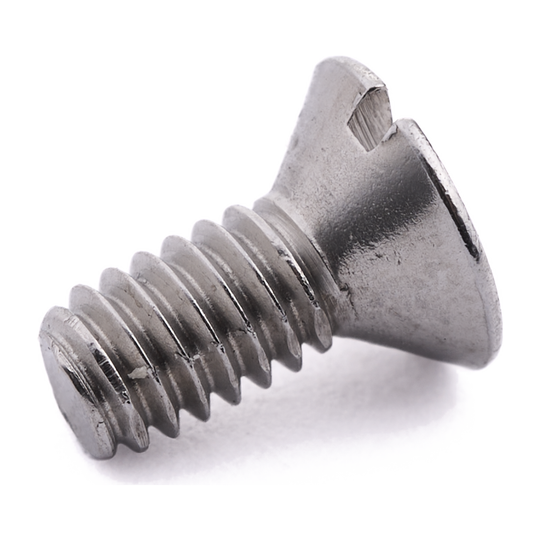 8-32 UNC X 3/8" Csk Slot Screw A2 Stainless Steel