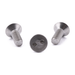Countersunk two-hole security screw, stainless steel