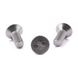 Countersunk two-hole security screw, stainless steel