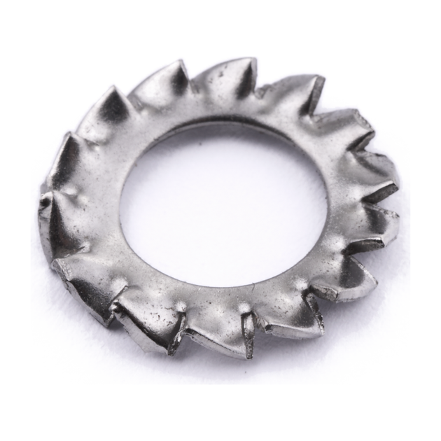 M8 External Tooth Washer DIN 6798-A A2 Stainless Steel