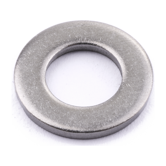 Form A flat washer, stainless steel