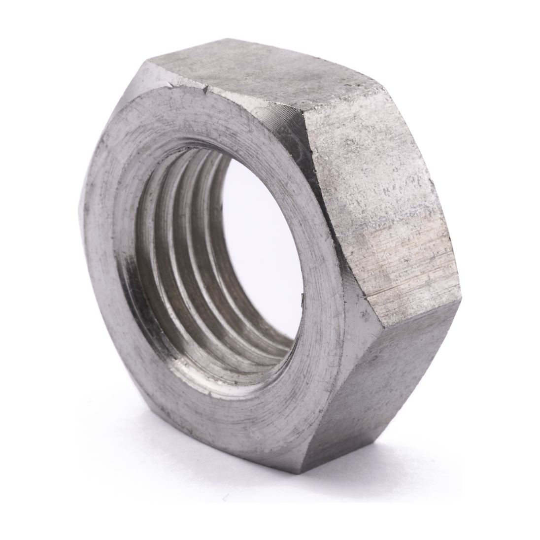 1" BSF Hex Jam Nut A2 Stainless Steel