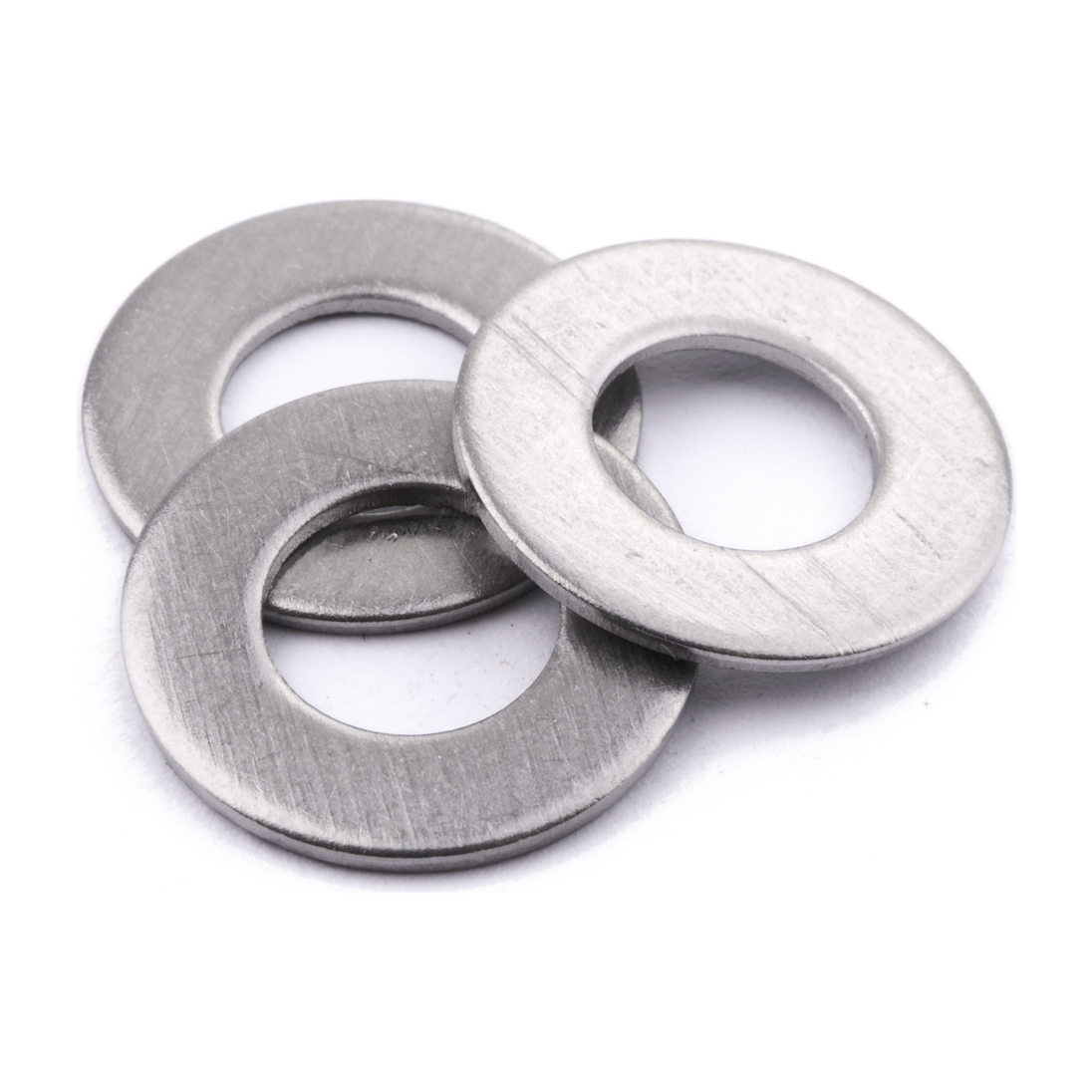 Form B flat washer, stainless steel