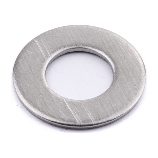 Form B flat washer, stainless steel