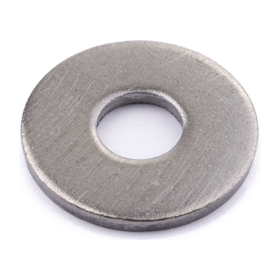 Large-series flat washer, stainless steel