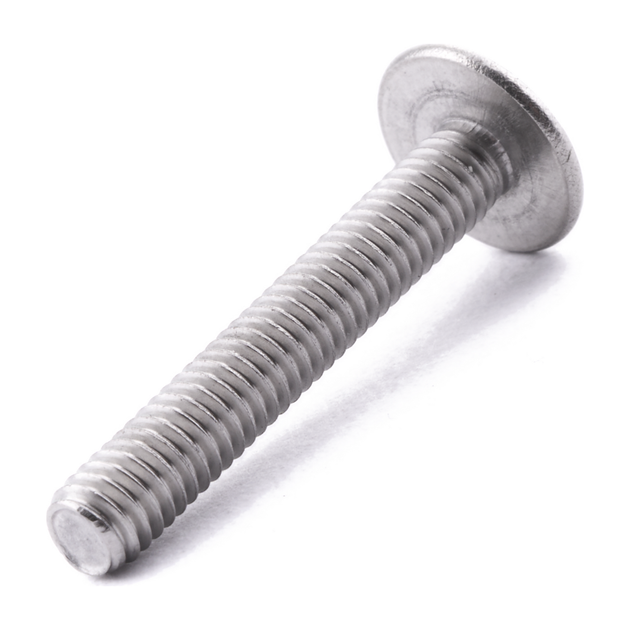 M4 X 25 Slot Mushroom Head Screw NF E 27-128 A2 Stainless Steel