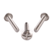 Mushroom head screw with slotted drive, A2 (304) stainless steel