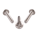 Mushroom head screw with slotted drive, A2 (304) stainless steel