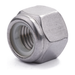 3/8" UNF Nylon Insert Nut A2 Stainless Steel