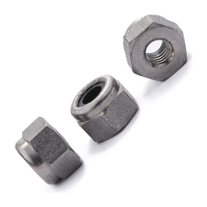1/8" BSW Nylon Insert Nut A2 Stainless Steel