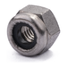 1/8" BSW Nylon Insert Nut A2 Stainless Steel