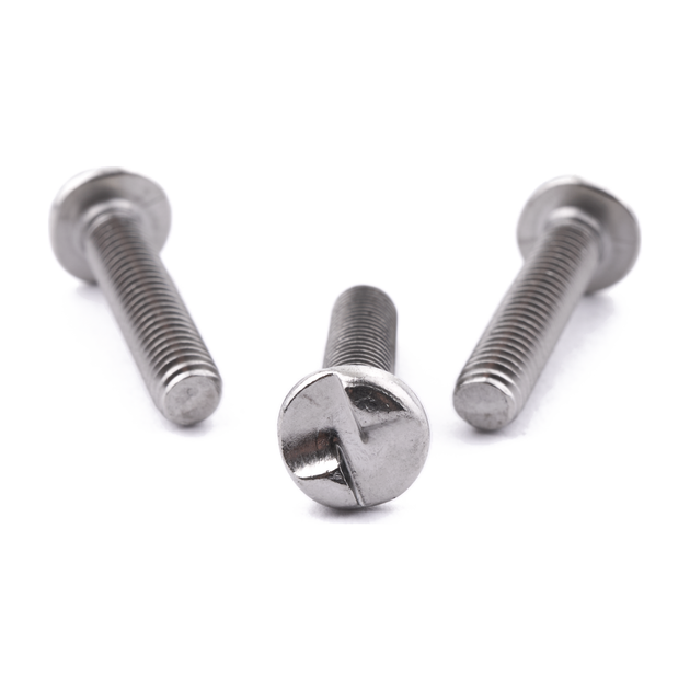One-way round head security screw, stainless steel