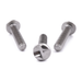 One-way round head security screw, stainless steel