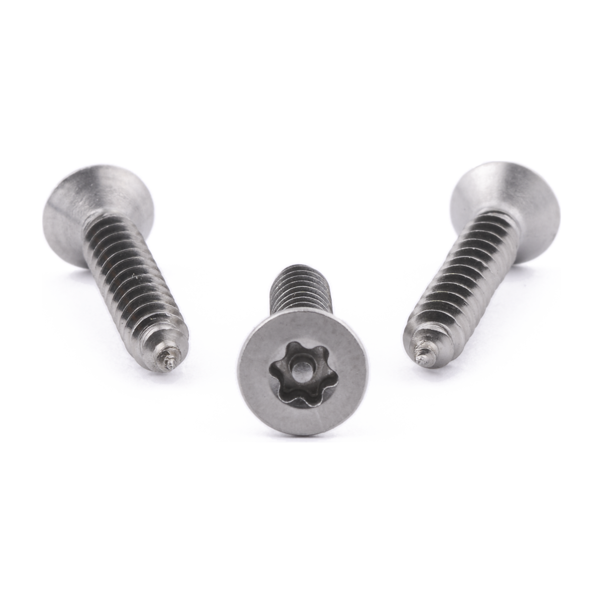 4.2 X 25 Six Lobe Pin Countersunk Security Screw TX20 A2 Stainless Steel