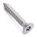 4.2 X 25 Six Lobe Pin Countersunk Security Screw TX20 A2 Stainless Steel