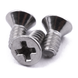 4BA X 1/4" Slot Round Screw A2 Stainless Steel