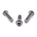 Button head screw with hex socket drive, stainless steel