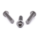 Button head screw with hex socket drive, stainless steel