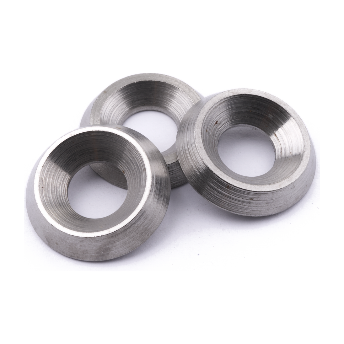 Turned cup washer, NF E 27-619, stainless steel