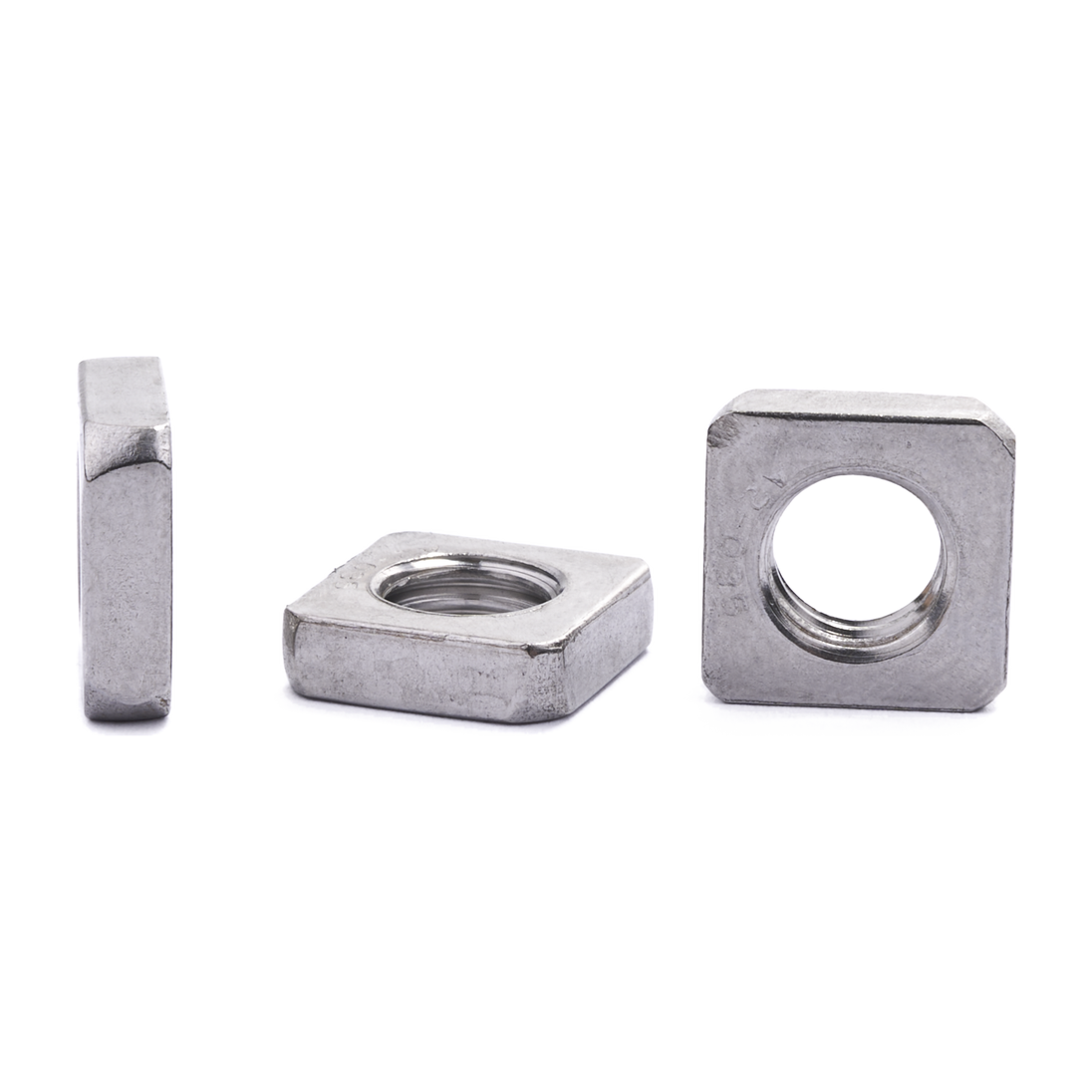 Square nut, thin type, DIN 562, stainless steel