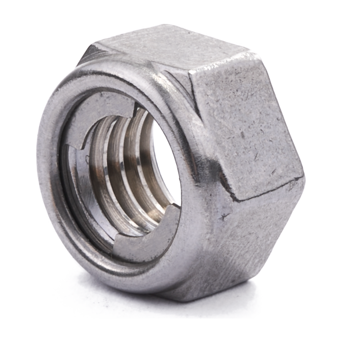 Stiffinox nut, A2 (304) stainless steel