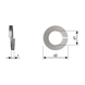 Rectangular section spring washer, stainless steel