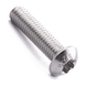 Button head screw with six lobe drive, stainless steel